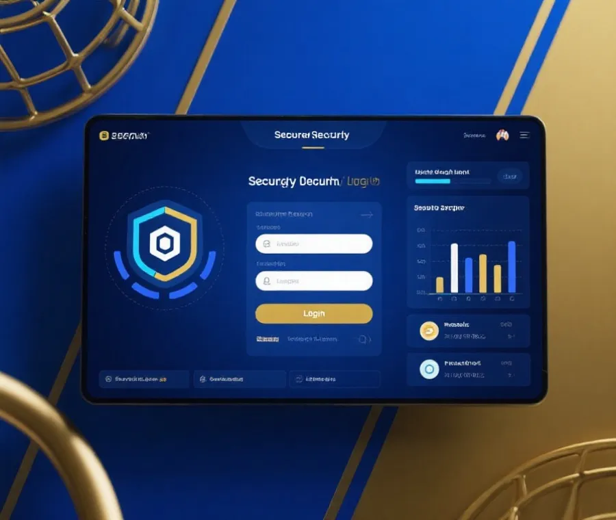 安全登录入口界面示意图