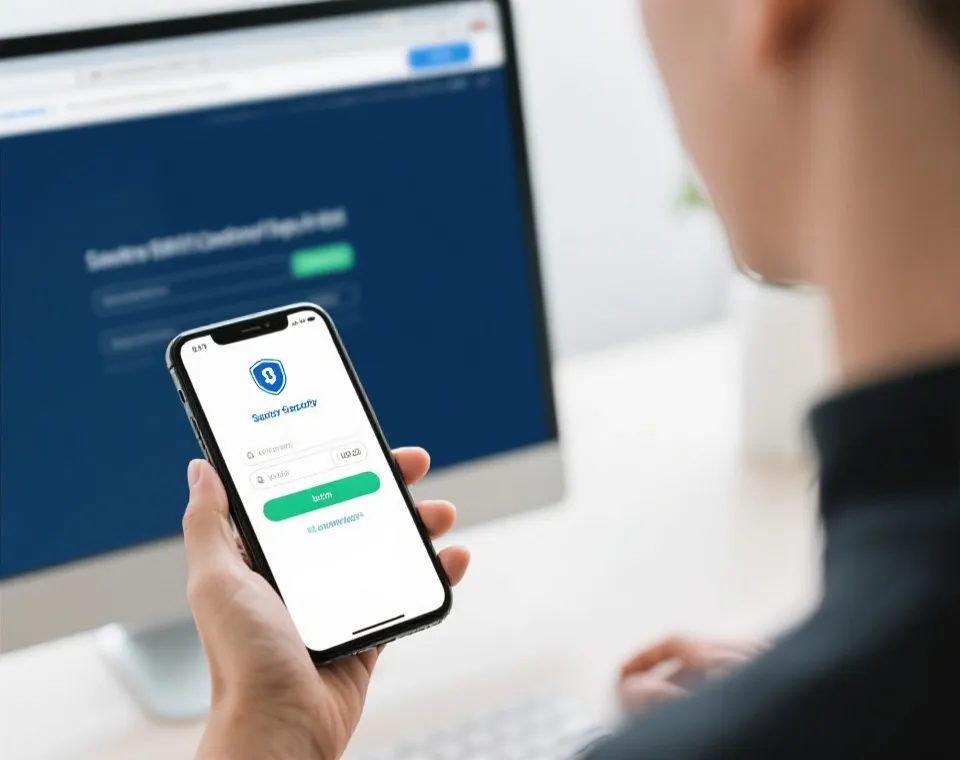 登录前进行安全验证的示意图